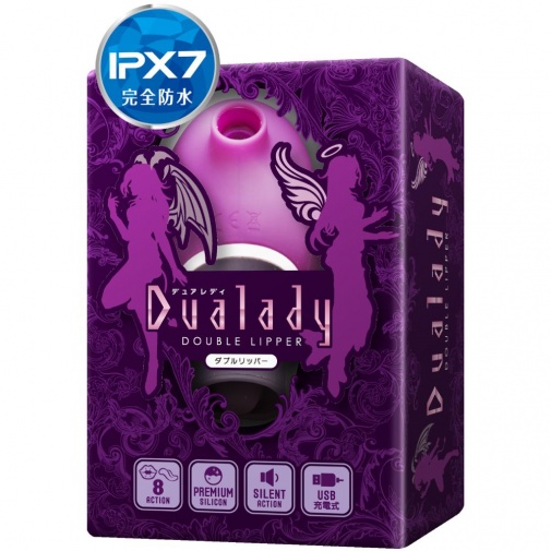 T-Best - Dualady 陰蒂舐舔吸吮器 - 紫色 照片