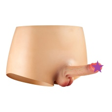 Real Manly - Realistic Dildo Suit - Flesh - S/M photo