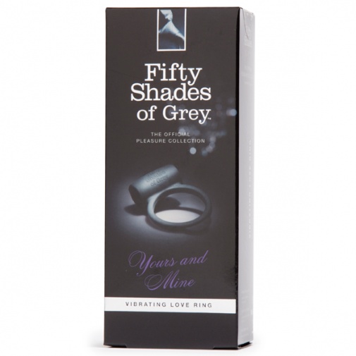 Fifty Shades of Grey - Vibro Love Ring - Black photo