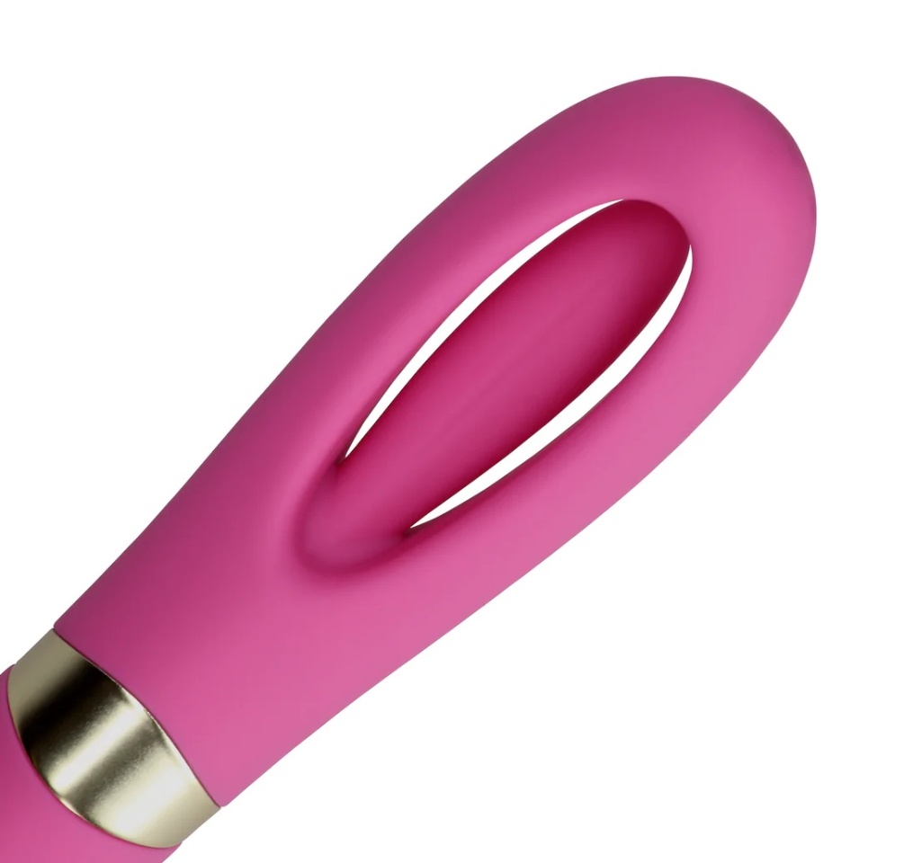 This Double-Sided Flapping and G-spot Vibrator is designed f... Loveline - Double Sided Flapping Vibrator - Pink photo-6