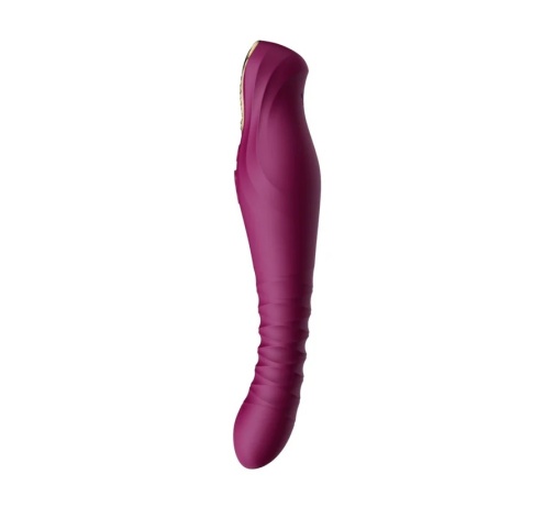 Zalo - King APP Thrusting Vibrator - Velvet Purple photo