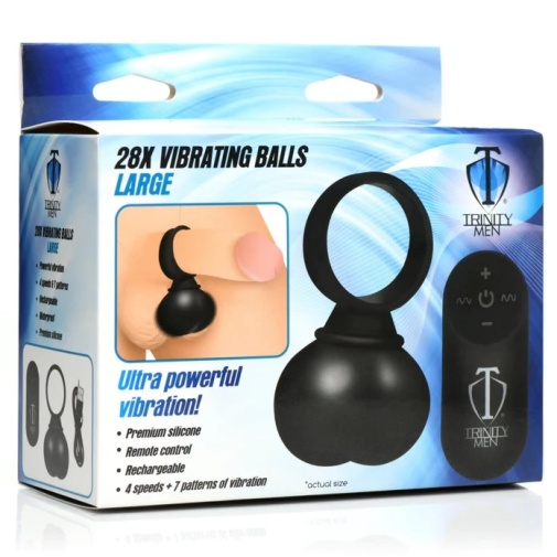 Trinity Vibes - 28X Vibro Balls L - Black photo
