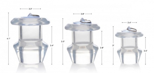 Master Series - Ass Bung Hollow Anal Dilator XL - Clear photo