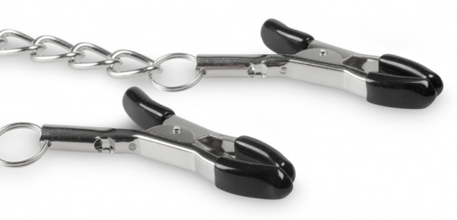 Easytoys - Nipple Clamps w Chain - Silver photo