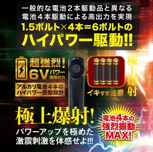 T-Best - Gekishin 龜頭震動器 - 黑色 照片