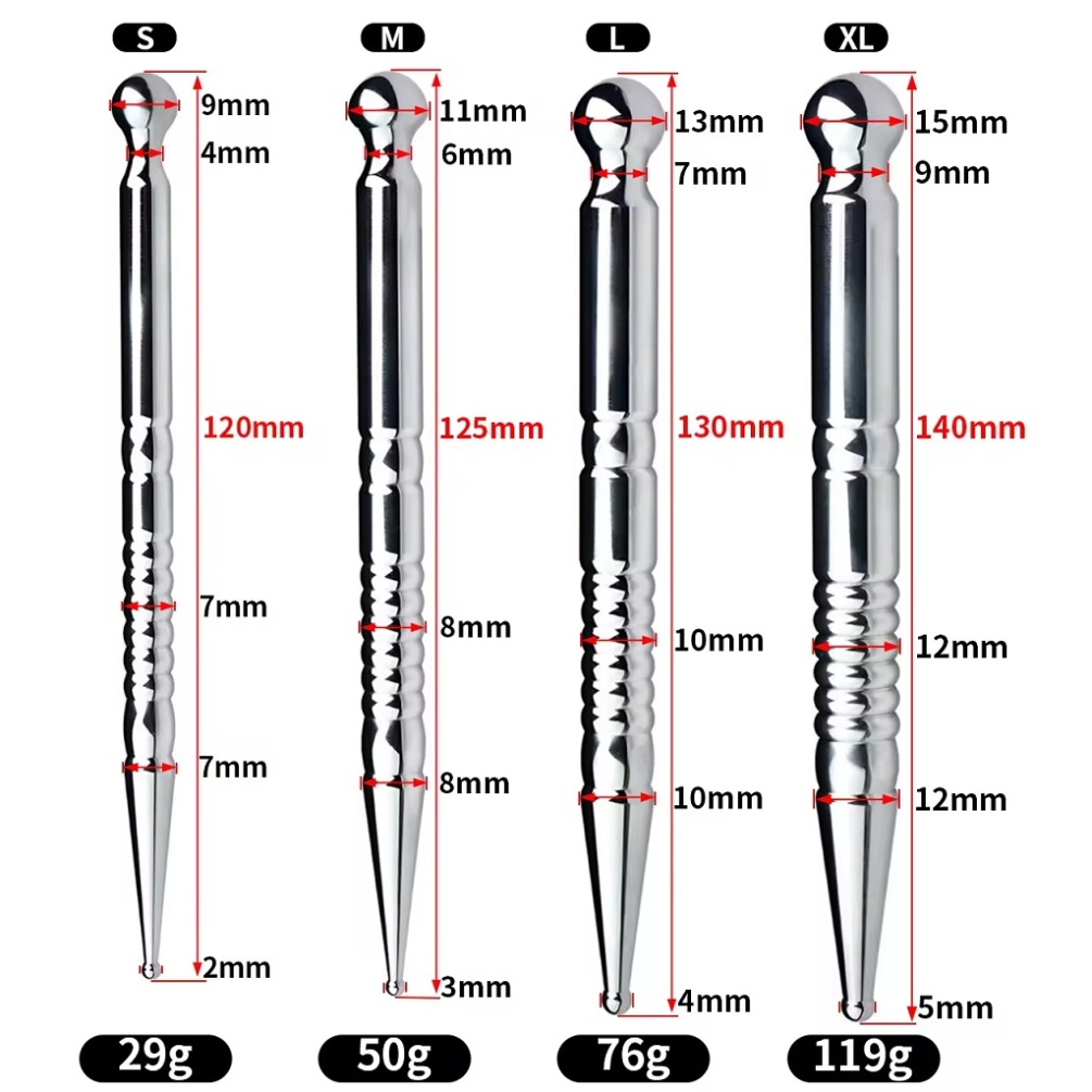 Material:304 Stainless steel
Total length: 120m... FAAK - Horse Eye Urethral Plug S photo-8