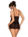 Obsessive - Lucita Chemise & Thong - Black - L/XL photo-2