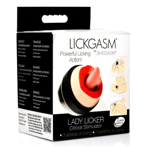 Lickgasm - Lady Licker Clit Stimulator - Black photo