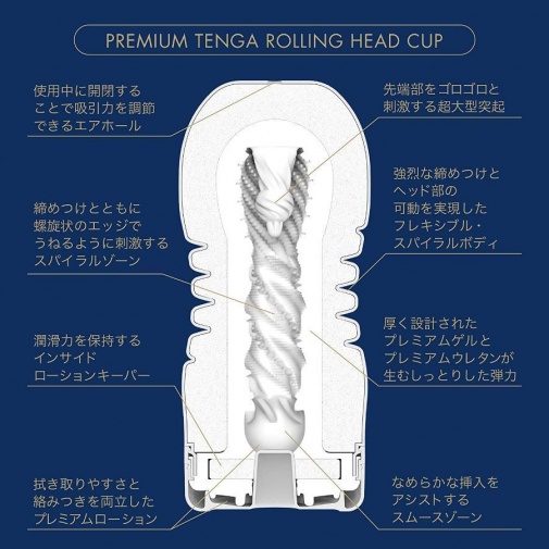 Tenga - Premium Rollig Head Cup 2G photo