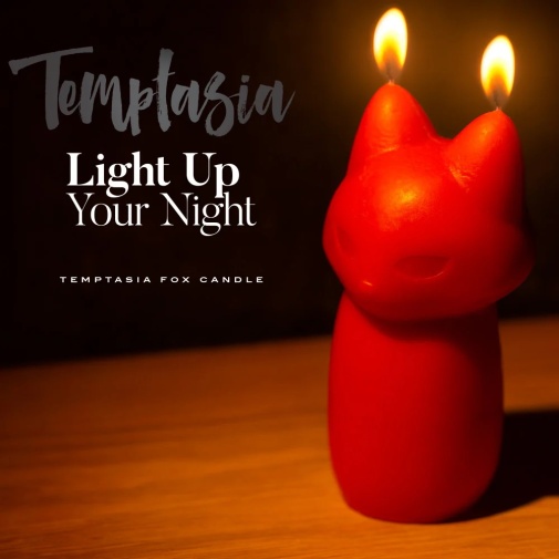 Temptasia - Fox 低溫蠟燭 - 紅色 照片