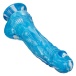 CEN - 6" Twisted Realistic Dildo - Blue photo-4