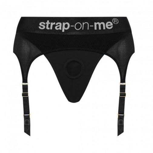 Strap-On-Me - Rebel Harness w Suspenders - Black - L photo
