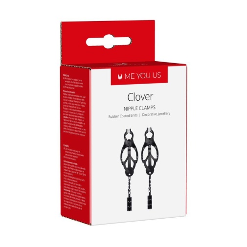 Me You Us - Clover Nipple Clamp - Black photo