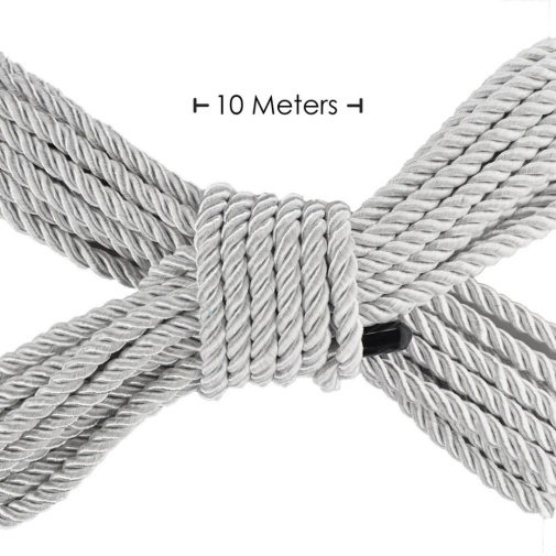 Ouch - Bondage Rope 10m - Silver 照片
