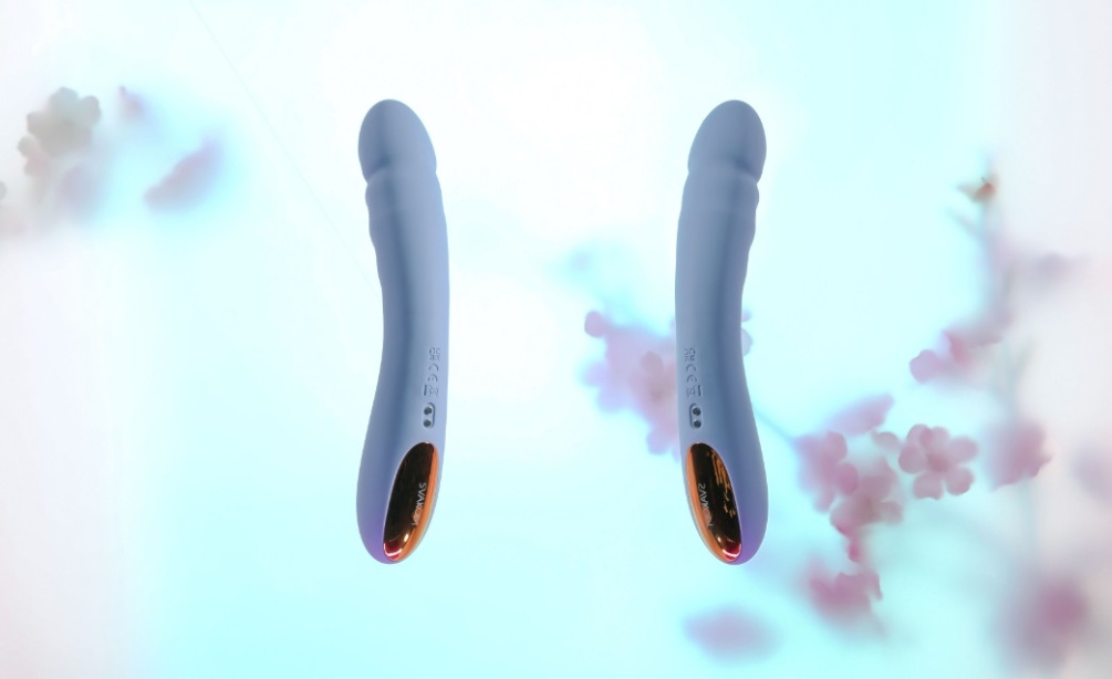 Fulfil your fantasies with Ava Neo, the newest luxury to... SVAKOM - Ava Neo Interactive Thrusting Vibrator - Cornflower Blue photo-4