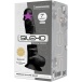 Silexpan - 7'' Dual Destiny Premium Silicone Dildo w/Balls - Black photo-2