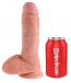 King Cock - 8″ Cock With Balls - Flesh photo-6