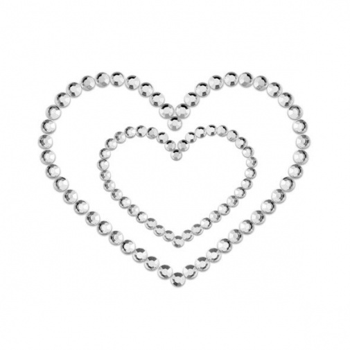 Bijoux Indiscrets - Mimi Heart Nipple Covers - Silver photo