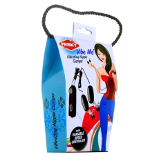 Frisky - Vibe Me Nipple Clamps - Black photo