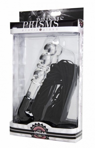 Prisms Erotic Glass - Lingam 假陽具手柄及鞭 - 透明 照片