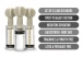 Temptasia - Clit And Nipple Twist Suckers Set - Clear photo-3