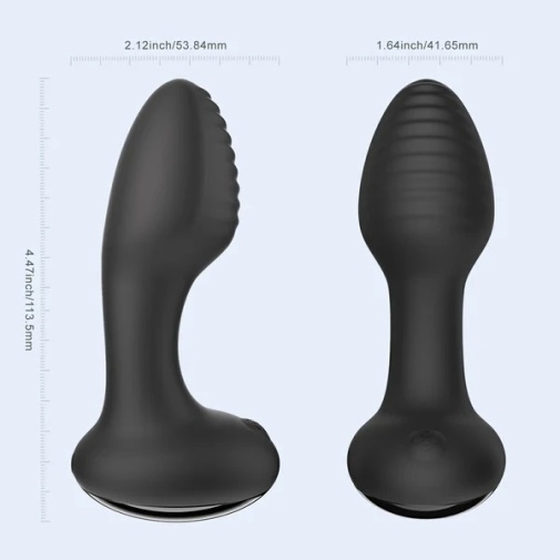 Honey Play Box - Frenzy Sensing App Rotating Butt Plug - Black photo