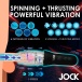 Jock - Spinning Thrusting Vibro Masturbator - Black photo-4