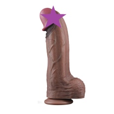 Lovetoy - 13'' XXL双层假阳具 - 啡色 照片