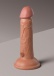 King Cock - 6" Elite 仿真阴茎 - 焦糖色 照片-4