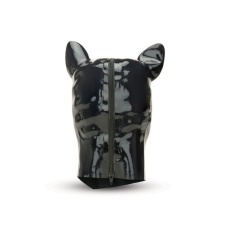 Prowler - Latex Pig Hood - Black 照片
