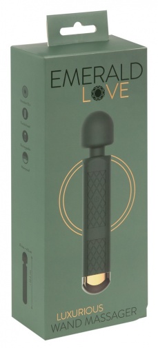 Emerald Love - Luxurious Wand Massager - Green photo