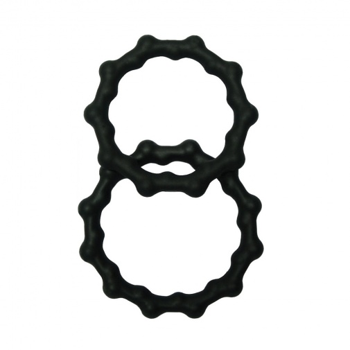 Malesation - Bead Ring Set - Black photo