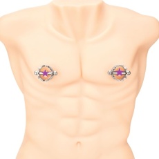 Prowler - Magnetic Nipple Crown Clamps - Silver 照片