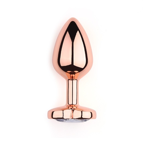 MT - Heart Anal Plug M-size - Rose Gold photo