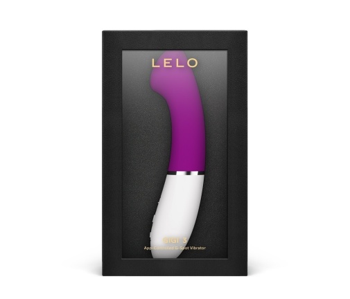 Lelo - Gigi 3 优质G点震动棒 可连应用程式 - 深玫瑰色 照片