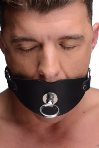 Strict - Eyelet Ball Gag - Black photo