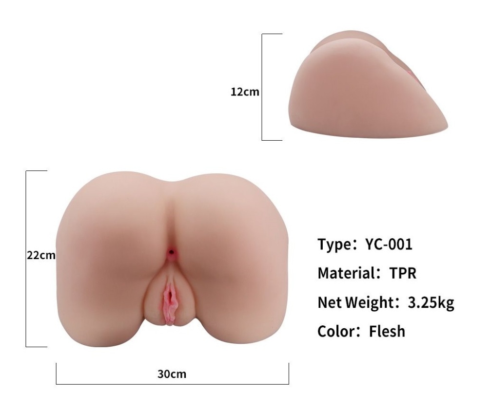 This Double Hole Masturbator will take you to seventh heaven... Perfect Toys - Ready Fuck #3 Double Hole Masturbator M photo-6