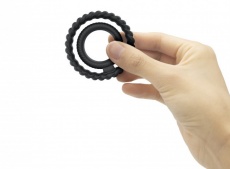Dorcel - Dual Ring 阴茎环 - 黑色  照片
