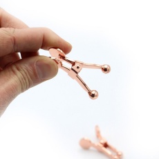 Kiotos - Ball Tip Nipple Clamps - Rose Gold photo
