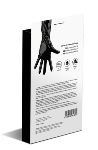 Prowler - Latex Gloves - Black - XL photo