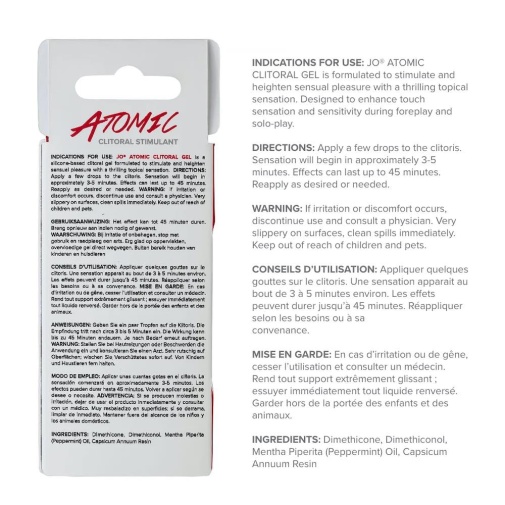 JO - Atomic Warming Clitoral Stimulant for Her - 10ml photo