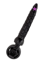 Black&Red - Vibro Double Penetrator - Black 照片