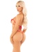 Leg Avenue - Illicit Affair Heart Lingerie Set - Red photo-2