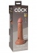 King Cock - 6" Elite 仿真阴茎 - 焦糖色 照片-8
