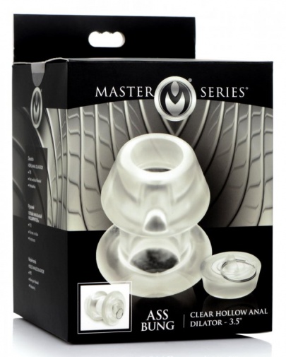 Master Series - 中空后庭扩张器 大码 - 透明 照片