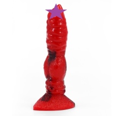 FAAK - Wolfdog Dildo - Red/Black photo