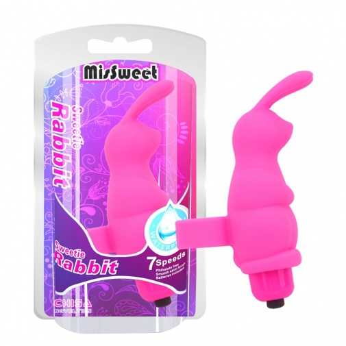 Chisa - Sweetie Rabbit 手指震动器 - 粉红色 照片