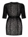 Obsessive - Jagueria Peignoir - Black - 4XL/5XL photo-8