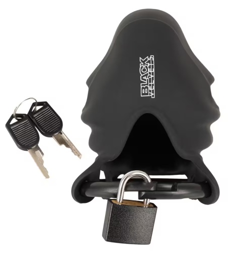 Black Velvets - Cock & Ball Chastity Cage - Black photo