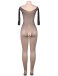 Ohyeah - Fishnet Diamonds Bodystocking - Black - XL photo-9